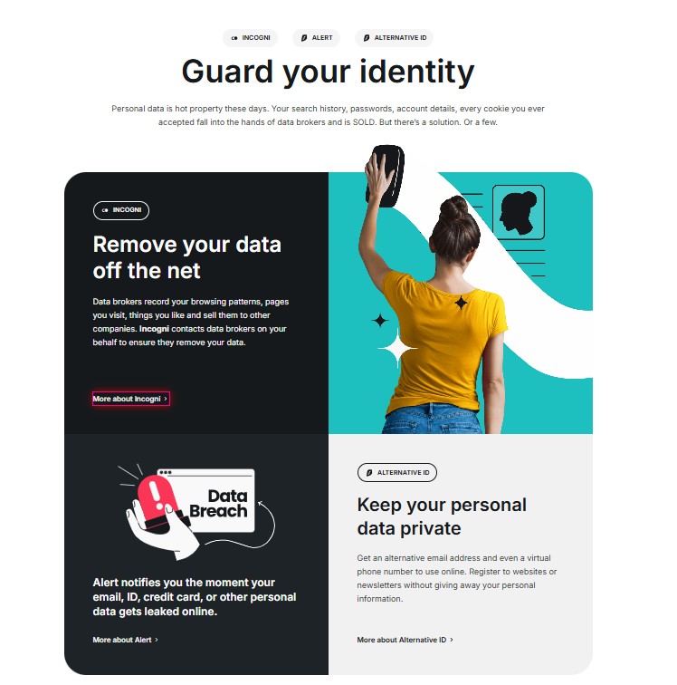 Surfshark Incogni data removal service